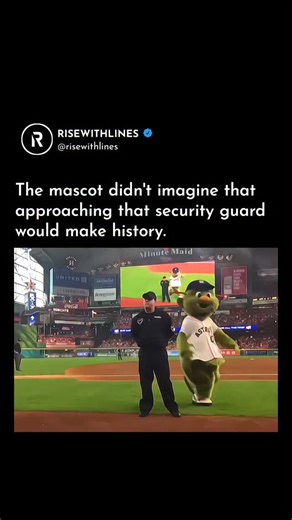 Business | Motivation | Wealth on Instagram: "At a Houston Astros game, something unforgettable happened — the team’s beloved mascot, Orbit, decided to take the spotlight in a whole new way. Instead of his usual pranks, he walked up to a security guard and challenged him to a dance battle right there on the field 💃🕺 What started as a playful tease quickly became one of those magical moments fans live for. The security guard, cool and composed, didn’t back down. Instead, he surprised everyone —