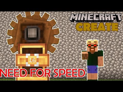 Minecraft Create Mod - Brass and Speed Controller (1.18)