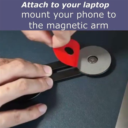 How to Use Your iPhone as a Webcam with this Magnetic Laptop Phone Mount