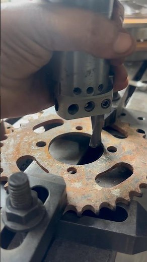 Trabajo de herramienta de mandrinado o perforadora #mecanicos #tooling #tools #mecanica