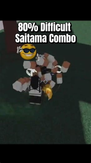 80% Difficult Saitama Combo [Final] #tsb #roblox