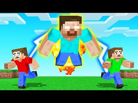 I Turned Into HEROBRINE In MINECRAFT! (ultra powerful)