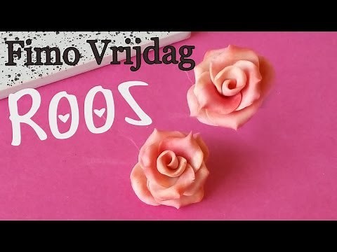 Fimo Friday #2 How to Make a Rose from Fimo Clay?