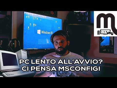 PC LENTO ALL' AVVIO?? - MSCONFIG RISOLVE !