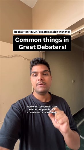 The Sankalp Show | Debate | Master Communication Skills on Instagram: "Book a 1-on-1 MUN/debate session with me through the link in bio. That’s how you become a great debater! [MUN, debates, communication, committee, Indian committee, the sankalp show] #mun #thesankalpshow #debates"