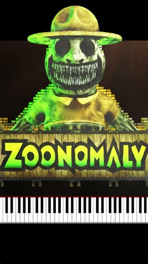 Drawing the Monster! 🧬 Zoonomaly #shorts #piano #pianocover #music