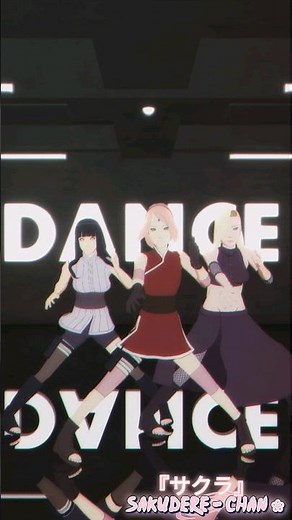 【MMDナルトNARUTO】Step On UpXGimme More Sakura,Hinata&Ino【Motion DL/7K sub special!】#mmd #naruto #shorts