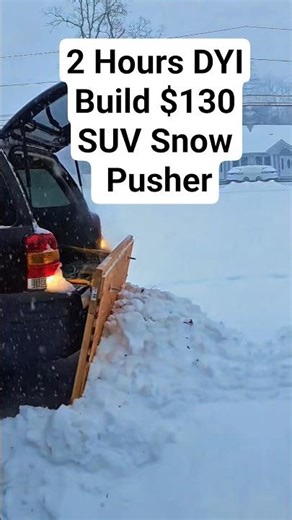 $130 to build, SUV #Snow Pusher, 2 Hours DYIBuild. my 2009 commercial snow plow stolen Succasunna NJ
