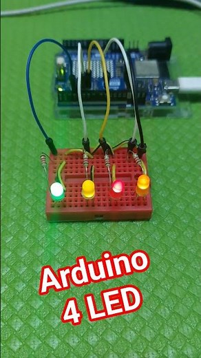 Arduino LED Effetto spettacolare con soli 4 LED! #Arduino
