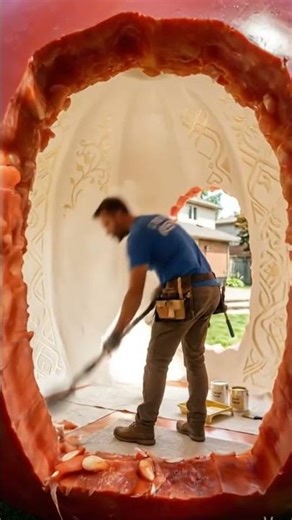 Building a visiting room in a tomato🍅