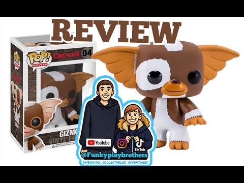 FUNKO POP MOVIE GIZMO GREMLINS FIGURE UNBOXING X REVIEW