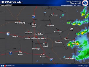 3.7K views · 35 reactions | 718pm: Isolated thunderstorms over east-central AZ including eastern Gila County. Very low chance of any storm development over the lower deserts west of there. | US National Weather Service Phoenix Arizona | Facebook