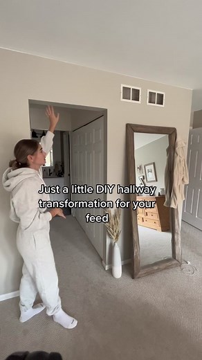 DIY Hallway Transformation: Paint, Light, and Barn Door Ideas