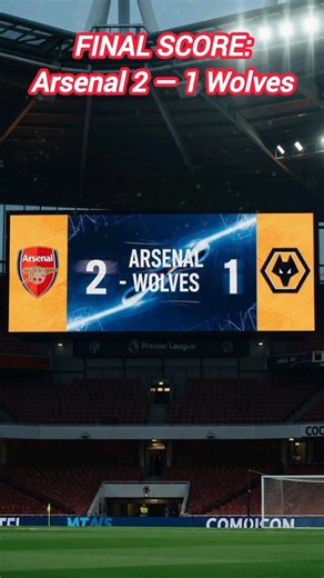 Wolves Scored ALL 3 Goals… Arsenal Still Won 😭 #premierleague