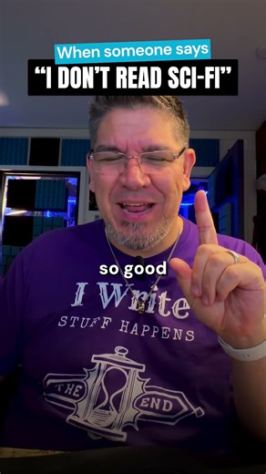 My reaction when someone says they don't read sci-fi #shortvideo