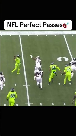 PERFECT PASSES in NFL History 🎯🔥