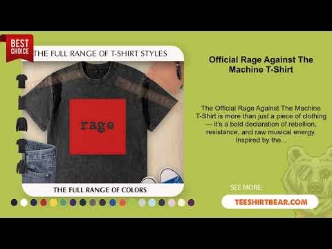 Official Rage Against The Machine T-Shirt