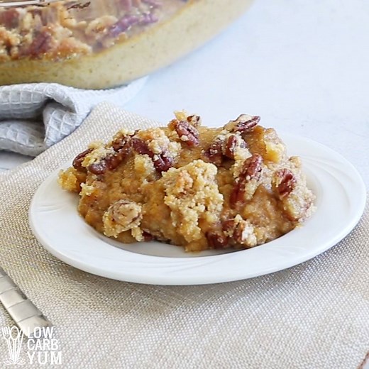 173K views · 248 reactions | Sweet potato casserole can be very high in carbs, but this one is made with low carb friendly ingredients! See the full recipe here --> https://lowcarbyum.com/low-carb-sweet-potato-casserole/ | Low Carb Yum | Facebook
