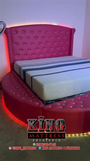 You can get it ANY COLOR..... Full $1399 Queen $1449 King $1499 add mattress set $500 Your choice of color 💜💚❤️💙💛🖤 . . . #florida #OrlandoFlorida #orlando #tampa #Osceola #Ocoee #Kissimmee #beds #furniture #leather #furnituredesign #decor #Jacksonville #Miami #followme #sofa #livingroom #housefurniture #condos #instadesign #fyp #wholesale #custombedroomsets #instadecor #beautiful #dressers #homedecor #sectional #fyp | King Mattress & Furniture