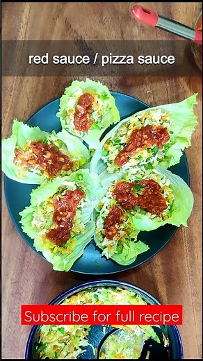 Healthy Wraps / Healthy Meals / Lettuce wrap / Healthy Salad Recipe