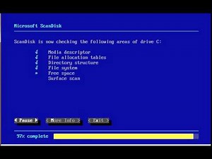 Windows 95 ScanDisk