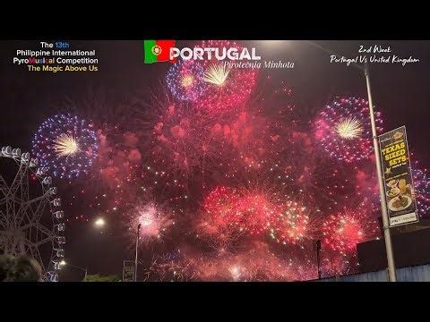 Olá Portugal! 🇵🇹✨Portugal lights up the night at the 13th Pyromusical Competition