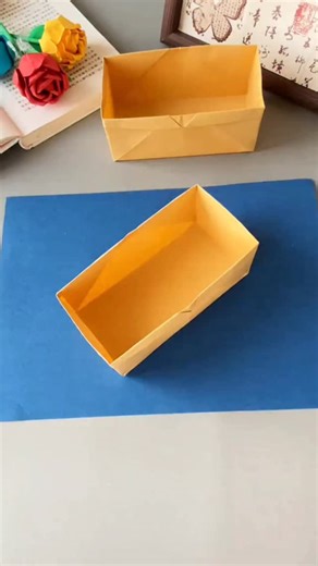 paper crafts creator on Instagram: "Step by Step: Origami Rectangle Storage Box #origami #storagebox #diy #fblifestyle"