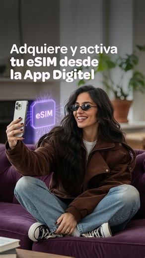 Mundo Digitel on Instagram: "Tu línea eSIM ahora disponible desde la App Digitel, tu Centro de Atención de bolsillo. Con la App, no solo puedes gestionar tu línea, hacer recargas y activar Roaming de Datos, ahora también puedes adquirir y activar tu línea eSIM de forma fácil y sencilla. Todo el proceso es 100% digital, seguro y cómodo, para que tengas el control de tu línea directamente desde tu equipo. Descarga la App Digitel, sigue los pasos y disfruta de tu línea digital al instante, lista pa