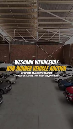 WesBank Live Non-Runner Vehicle Auction Details