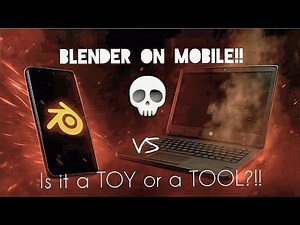 Blender for android (v0.0.4) Tried to Kill My Phone –INTENSIVE TEST: Cycles, EEVEE, Simulation & FPS