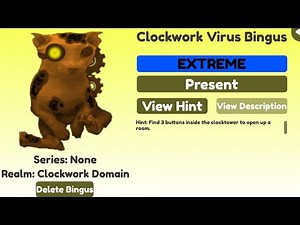 HOW TO GET CLOCKWORK VIRUS BINGUS IN ROBLOX FIND THE BUNGUSES / FTB