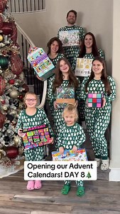 Day 8 of opening our Advent calendars every day until Christmas!🎄 #adventcalendar #christmas2025 #family #siblings #christmas | The Weiss Life
