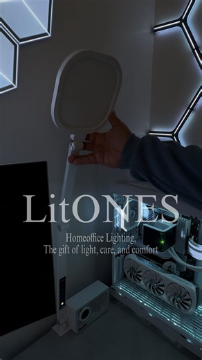 Hamid on Instagram: "Edge-Lit Home Office Lighting with Clamp Edge-Lit Technology for Soft, Even Illumination Delivers soft, even illumination that’s gentle on your eyes and makes you appear clear and natural during video conferences. True-to-Life Video Lighting High CRI 95 with 3 color modes and 10 brightness levels, ensuring natural colors for meetings, recording, or streaming. Flexible Swing-Arm Design Adjustable pivots and 360° rotation let you position light exactly where you need, built to