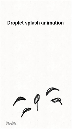 water splash animated on flipaclip #animation #flipaclip #tutorial #art