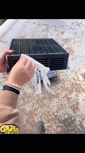 🌞 Solar Wall-Mounted Exhaust Fan – Perfect for Kitchen, Warehouse, Outdoor Bathroom!