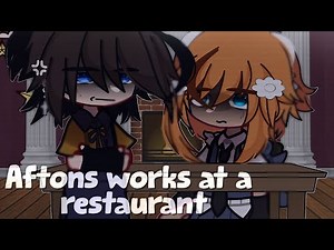 Aftons work at a restaurant || Afton Family || Basically Rein