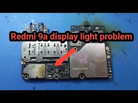 Redmi 9a display light problem | Redmi 9a display light solution