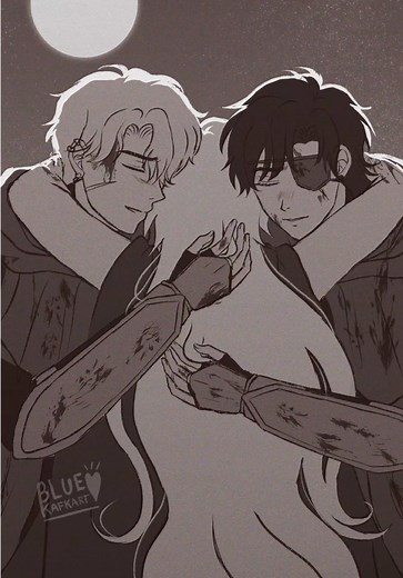 The prince & his loyal servants - Part 4 (AU Series) --- Context: When the tyrant’s reign ended in a single night, Elliot escaped the Imperial palace through a hidden passage he had secretly learned over the years. Long before the fall of the Empire, he had been communicating with his beloved through a spy Lucas planted inside, exchanging carefully written codes and keeping contact in the shadows. Time passed in a blur as Elliot kept walking without stopping. Deep in the woods beyond the capital