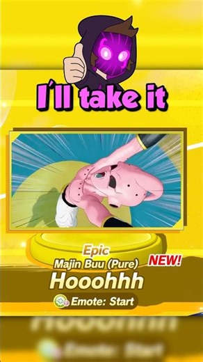 Kid Buu Squadra Summons 🫩 #shorts
