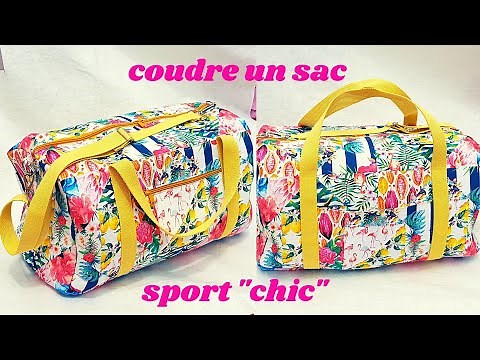 #DIY tutorial: sew a chic sports bag and/or a weekend bag, The NILA Bag 🥰