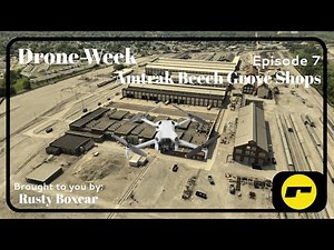 Drone Tour of Amtrak Beech Grove Shops In Indianapolis Indiana
