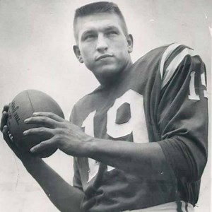The Man, The Myth, The Legend!!!! John Constantine Unitas (/juːˈnaɪtᵻs/;Lithuanian: Jonas Konstantinas Jonaitis;[1][2] May 7, 1933 – September 11, 2002), nicknamed "Johnny U" and "The Golden Arm", was an American football player in the National Football League (NFL). He spent the majority of his career playing for the Baltimore Colts. He was a record-settingquarterback, and the NFL's most valuable player in 1957, 1959, 1964, and 1967. For 52 years he held the record for most consecutive games wi