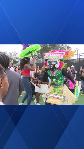 COCO'S GOT MOVES: See the moment Tennis Legend Coco Gauff led a second line in New Orleans East. #CocoGauff #tennis #NORD | WDSU News