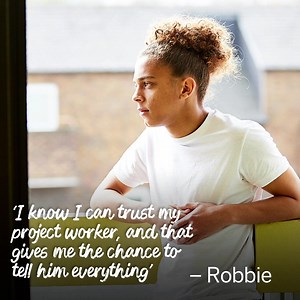 Exploited by criminals, young people like Robbie can struggle to find hope. We provide specialist support so they can live a life they never thought possible. Please donate £5 per month to help us restore their hope. | The Children's Society