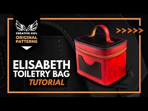 The Elisabeth Leather Cosmetic Bag DIY