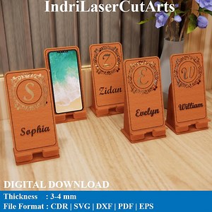 Phone Holder Laser Cutting Files. Laser Cutting Cdr, Svg, Dxf, Pdf, Eps Files - Etsy