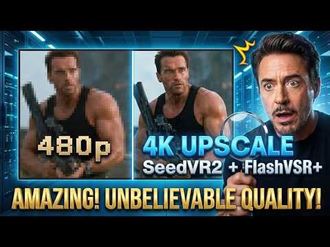 SeedVR2 and FlashVSR+ Studio Level Image and Video Upscaler Pro Released