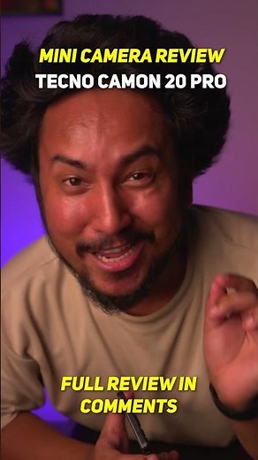 Tecno Camon 20 Pro 📸 Mini Camera review