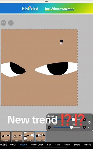 Ibis Paint Tutorial: Moving Eyes and Fisheye Lens Features