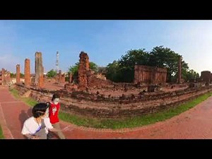 【360°動画】ワットマハタート（アユタヤ遺跡）/タイ【#ニコライ世界一周】